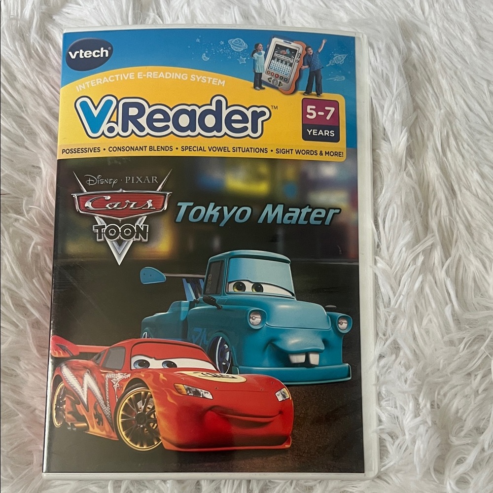 Vtech V.Reader Cartridge - Disney Pixar Cars Toon Tokyo Mater age 5-7